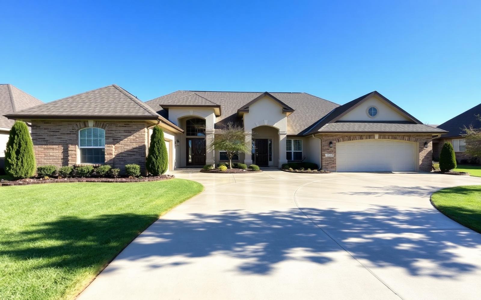 Beautiful Kingwood home with freshly pressure-washed driveway